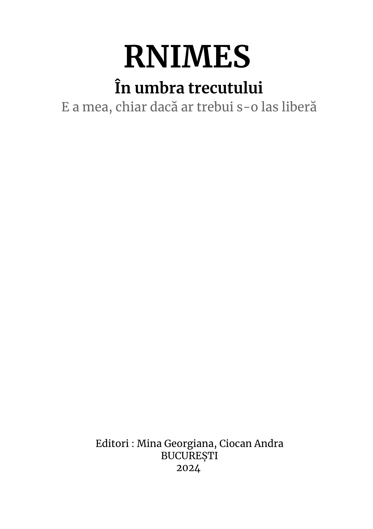 În umbra trecutului